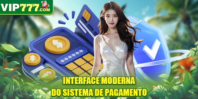 Interface moderna do sistema de pagamento